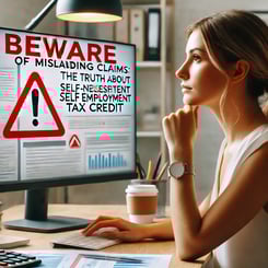 Beware of Misleading Claims: The Truth About the Self Employment Tax Credit